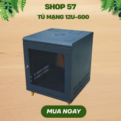 Tủ Mạng 12U D600 Famrack – Tủ Rack 12U Để Sàn Hàng Chính Hãng, Chuẩn 19”, Hàng Việt Nam Chất Lượng Cao