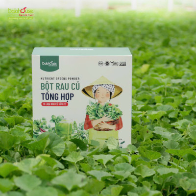 Bột Rau Củ Tổng Hợp Dalahouse 150g - Thanh Nhiệt, Thanh Mát, Giải Khát, Giảm Mụn, Tốt cho Sức Khỏe