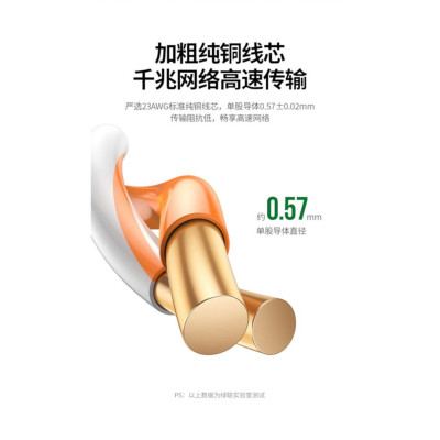 Ugreen UG90233NW109TK 50M OD0.57mm Gigabit Màu Xanh Cáp mạng Lan Cat 6 Unshielded Engineering - HÀNG CHÍNH HÃNG