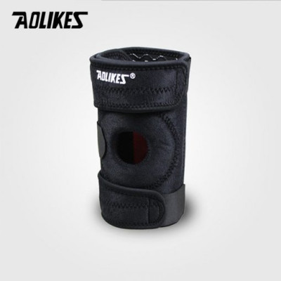Đai hỗ trợ khớp gối khi vận động Aolikes A-7618 lò xo đàn hồi kết hợp đệm silicon bảo vệ đầu gối