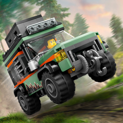 Đồ Chơi Xe Leo Núi Địa Hình 4X4 LEGO CITY 60447 (221 chi tiết)