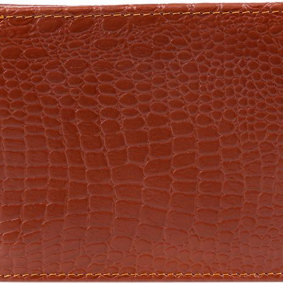 Bộ Ví & Thắt Lưng Nam Vân Cá Sấu Huy Hoàng HT2112-HT4115 (23 x 11,5 cm) - Nâu