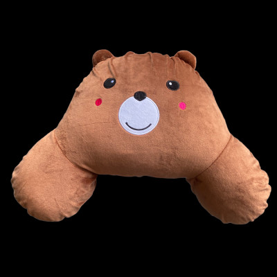 Gối tựa đầu dựa lưng ô tô A hình Teddy giảm đau lưng mỏi cổ