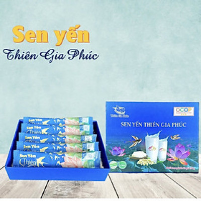 Sữa sen yến Thiên Gia Phúc (5 gói) - Không đường