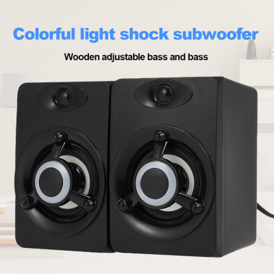 Loa máy tính âm thanh nổi cho máy tính xách tay để bàn SADA V-118 USB