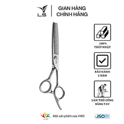 Kéo tỉa tóc LS rơi 20-25% quai offset vênh đỡ ngón cố định JT3132