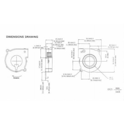 【 Ready stock 】Gdstime 1 PCS DC Fan 14V 1mm x 11mm Brushless Cooling Exhaust Blower Fan 1x11mm 1Pin