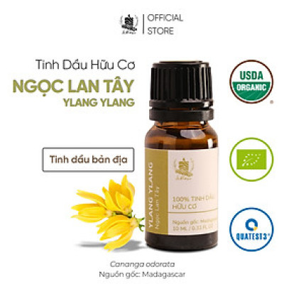 Tinh Dầu Ngọc Lan Tây - 100% Nguyên Chất Hữu Cơ - Le Rustique - Tinh Dầu Bản Địa Madagascar