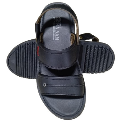 Giày Sandal Nam HA NAM Da Bò Thật Cao Cấp Đế Cao Su Chống Trơn Trượt DNA2242