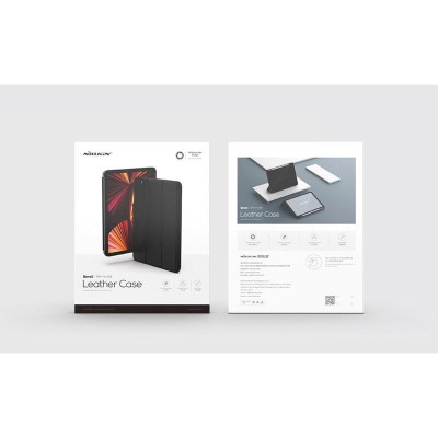 Bao da cho iPad Mini 7 , Mini 6 hiệu NILLKIN BEVEL LEATHER CASE - Hàng chính hãng