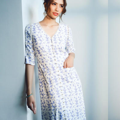 Đầm Suông Linen Charleston DRE137 Thời trang thiết kế Hity