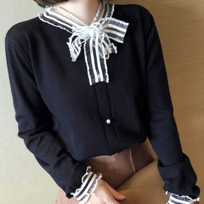 Áo Len Nữ Cổ Thắt Nơ Xinh ALN027 MayHomes