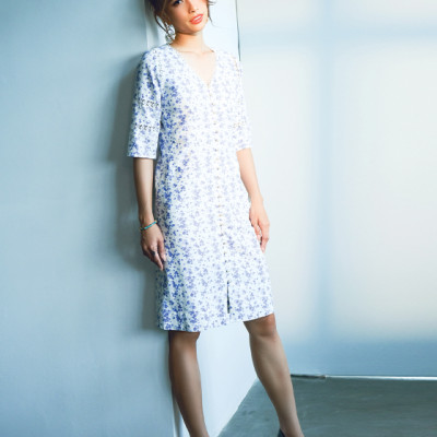 Đầm Suông Linen Charleston DRE137 Thời trang thiết kế Hity