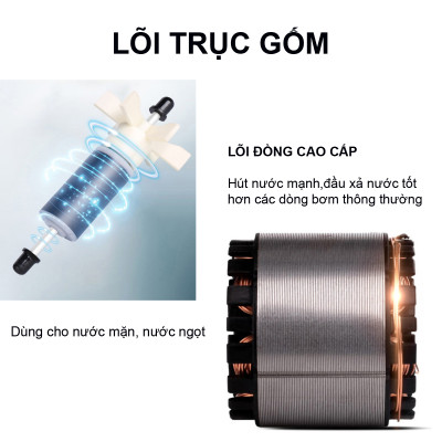 Máy bơm hút đáy BAOYU BY-303 30W bơm chìm hút cặn 360 độ bể cá cảnh thủy sinh BY303