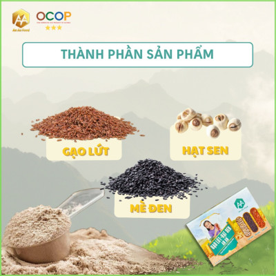 deal hời 2 hộp . Bột gạo lứt-hạt sen-mè đen . bột gạo lứt ANAN thay thế bửa ăn, chăm sóc sức khỏe ,  xương khớp , giấc ngủ