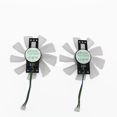 2pcs QUẠT GPU GAA8B2U / GAA8S2U cho Sapphire R9 380 380X Quạt thay thế card đồ họa 2g / 4G D5 Quạt 4Pin Video Quạt làm mát VGA