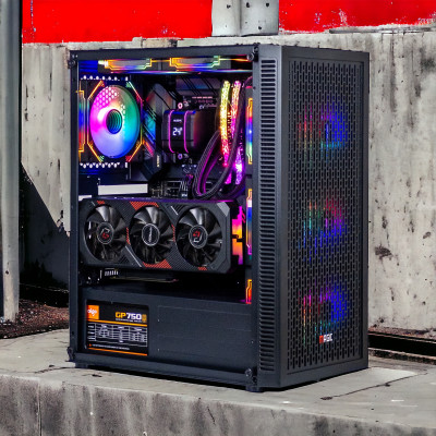 CASE MAGIC LUXURY i FULL TOWER SẴN 4FAN (E-ATX) - Hàng chính hãng