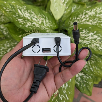 Không Lo Mất Điện: Giải Pháp Nguồn Pin Dự Phòng 5V-12V - 2A Cho Modem Wifi và Camera Chất Lượng