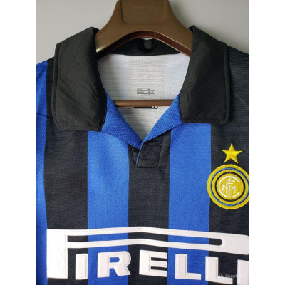 Áo Bóng Đá Retro Inter Milan 1998/1999 - Sân Nhà bản cao cấp vải Cotton Polyester