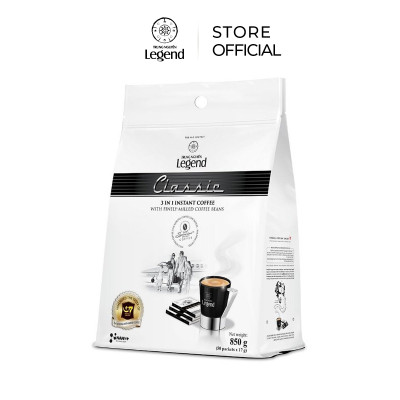 Cà Phê Trung Nguyên Legend Classic Hòa Tan – Bịch 50 Gói – Cà Phê Sữa Đậm Đà, Chuẩn Gu Việt