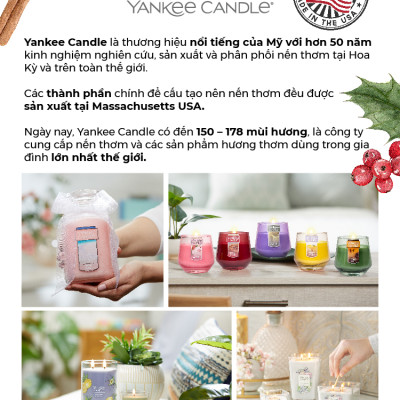 Nến Ly Lục Giác Sáp Đậu Nành 284gram từ Yankee Candle - Sparkling Cinnamon
