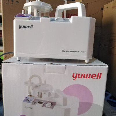 Máy hút dịch mũi 1 bình Yuwell 7E-B - Dành cho trẻ em - Máy khỏe, chạy êm, dễ sử dụng, dễ vệ sinh - Tặng 2 đầu hút mũi