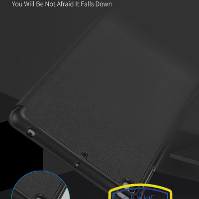 Bao da cho iPad Mini 4, Mini 5 hiệu Dux Ducis Domo có khe để bút, bảo vệ camera, chống sốc, cao cấp - Hàng nhập khẩu.
