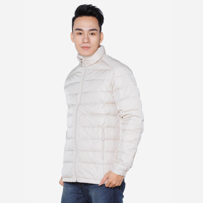 Áo khoác lông vũ  màu sữa ALGALV.6