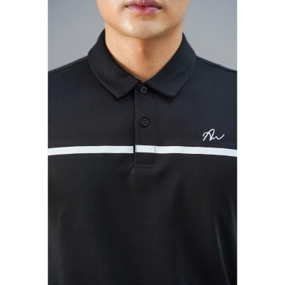 Áo Polo Ngắn Tay Nam AM SPORT1 PLM232 Có Cổ, Phối Kẻ, Thời Trang