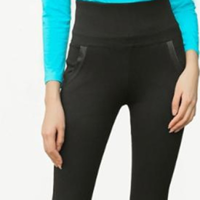 Quần Legging Nữ Gen Bụng Cạp Cao Vicci LGD.11P - Đen