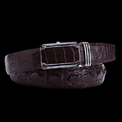 Bộ Ví & Thắt Lưng Nam Da Cá Sấu Gai Đuôi Huy Hoàng HT2242-HT4245 (23 x 11,5 cm) - Nâu Đất