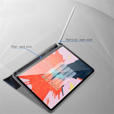 Case bao da chống sốc canvas cho iPad Mini 6 hiệu Mutural Yashi Series trang bị ngăn đựng bút, thiết kế tản nhiệt, hỗ trợ smartsleep - hàng nhập khẩu
