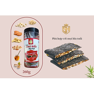 Bánh Rong Biển Kẹp Hạt – Salty Nuts Cake