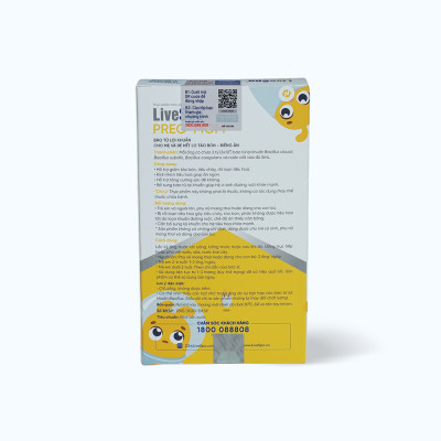 Dung dịch LIVESPO Preg - Mom bổ sung men vi sinh hỗ trợ giảm táo bón và biếng ăn (Hộp 20 ống)