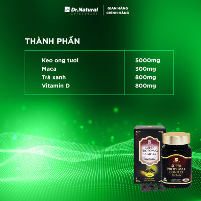 Bộ Sản Phẩm Tăng Đề Kháng, Cải Thiện Nội Tiết: Viên Uống Keo Ong 60 Viên, Viên Nội Tiết Úc 180 Viên