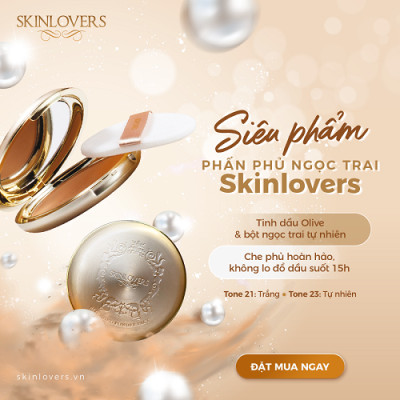 Phấn Trang Điểm Ngọc Trai Eveline Skinlovers Blooming Powder Pact (22g) 