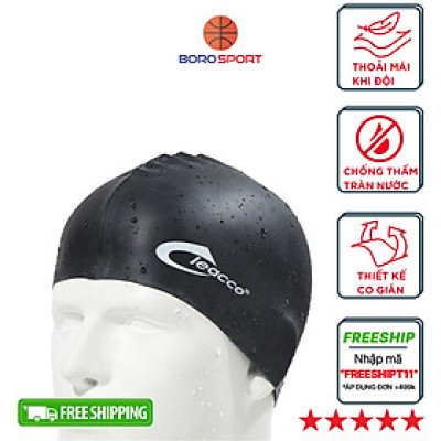 Nón bơi cao cấp Yesure Cleacco chất liệu làm từ hợp chất Silicon dẻo , chống nước , chóng UV , mềm mại thoải mái khi đeo - Nhiều màu sắc - dành cho vận động viên chuyên nghiệp hoăc người có sở thích đi bơi - Hàng Chính Hãng