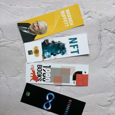 Bookmark kẹp sách giấy cứng