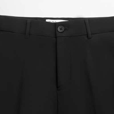 Quần Âu Nam / Quần tây nam ROUTINE Trơn gập lai Form Slim cropped 10S25PFO001 | ROUTINE CÀ MAU