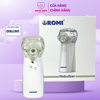 Máy xông khí dung cầm tay OROMI LT-N200/LT-N210 - Xông mũi họng siêu âm không tiếng ồn cao cấp