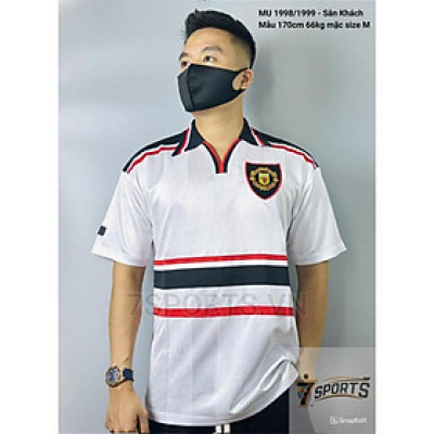 Áo Bóng Đá Retro Manchester United 1998/1999 - Sân Khách bản cao cấp vải Cotton Polyester