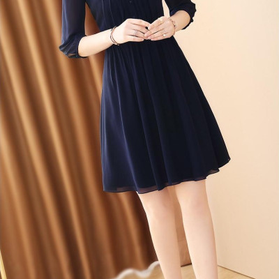 Đầm Nữ Đầm Dự Tiệc Đầm Công Sở  Đầm Xòe Tay Lỡ Phối Ren Ngực