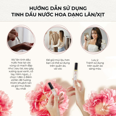 Chance by Jubilé - Tinh dầu nước hoa Pháp Nữ Minisize Dạng lăn 3ml Thơm Lâu, Sang Trọng, Quyến Rũ