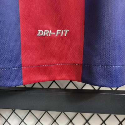 Áo Bóng Đá Retro Barcelona 2014 - Sân Nhà bản cao cấp vải Cotton Polyester