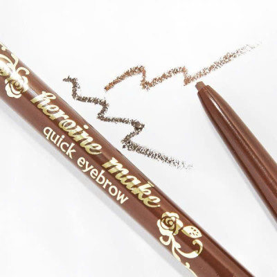 Bút Chì Sáp Kẻ Lông Mày Không Lem Trôi Lõi Siêu Mịn Kissme Heroine Make Quick Eyeliner (3 Màu)