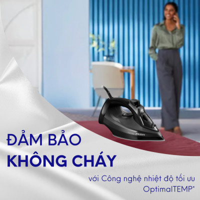 Bàn là, bàn ủi hơi nước cầm tay Philips DST5040, công suất 2600W, bảo hành 2 năm | Hàng chính hãng