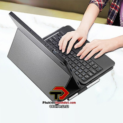Bao da kèm bàn phím cho SamSung Galaxy Tab A9+ Plus 2023 X210 X215 X216 chính hãng Dux Ducis có bàn di chuột TrackPad - Hàng chính hãng 