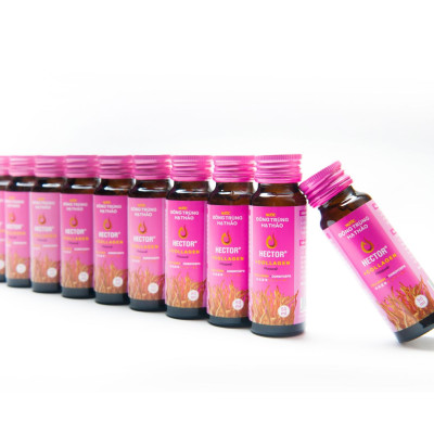 Nước Đông Trùng Hạ Thảo Hector Collagen (Hộp 10 Chai) - Hàng chính hãng