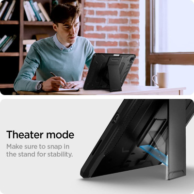 Ốp lưng cho iPad Pro 12.9 inch 2022/2021/2020/2018 Spigen Tough Armor Pro - Hàng Chính Hãng