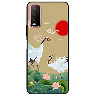 Ốp lưng dành cho Vivo Y20 - Y20s - Y12s mẫu Hạc Đầu Đỏ